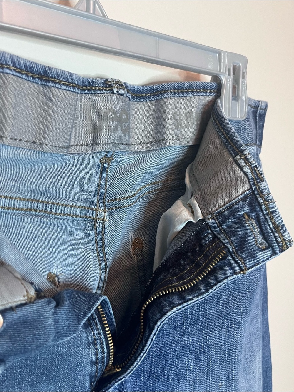Lee Slim Straight Blue Stretch Jeans 32x32 - Picture 3 of 7